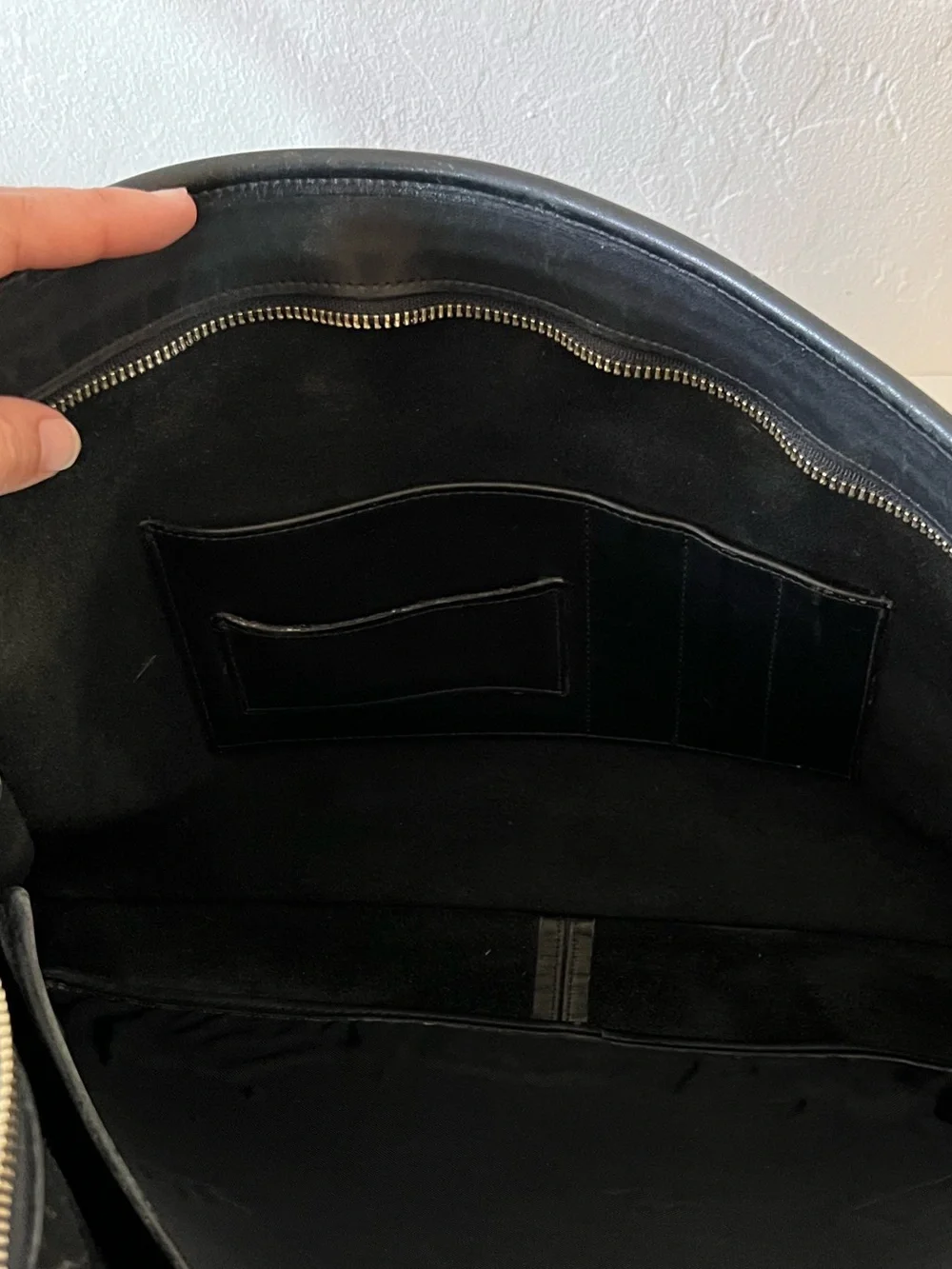 Coach Vintage Bonnie Cashin Black Leather Briefcase Laptop bag 1990